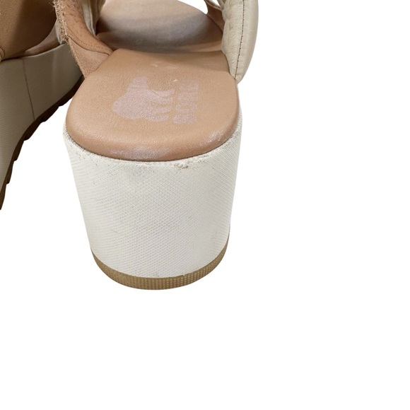 Sorel Women's Cameron Flatform Puff Mule Beige Cream Size 9.5 - Picture 8 of 16